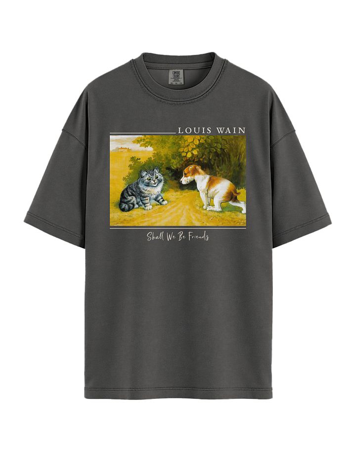 Louis Wain “Shall We Be Friends” Vintage Cat and Dog Artwork product image (1)