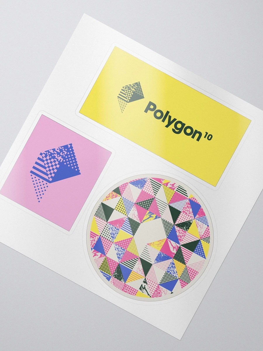 Polygon Fan Club Sticker Sheet product image (2)