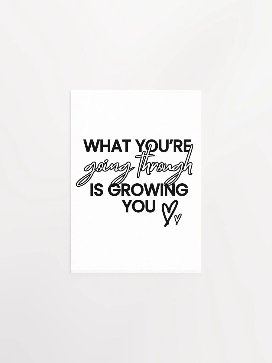 Wall Art 'What You're Going Through' Motivational Poster product image (2)