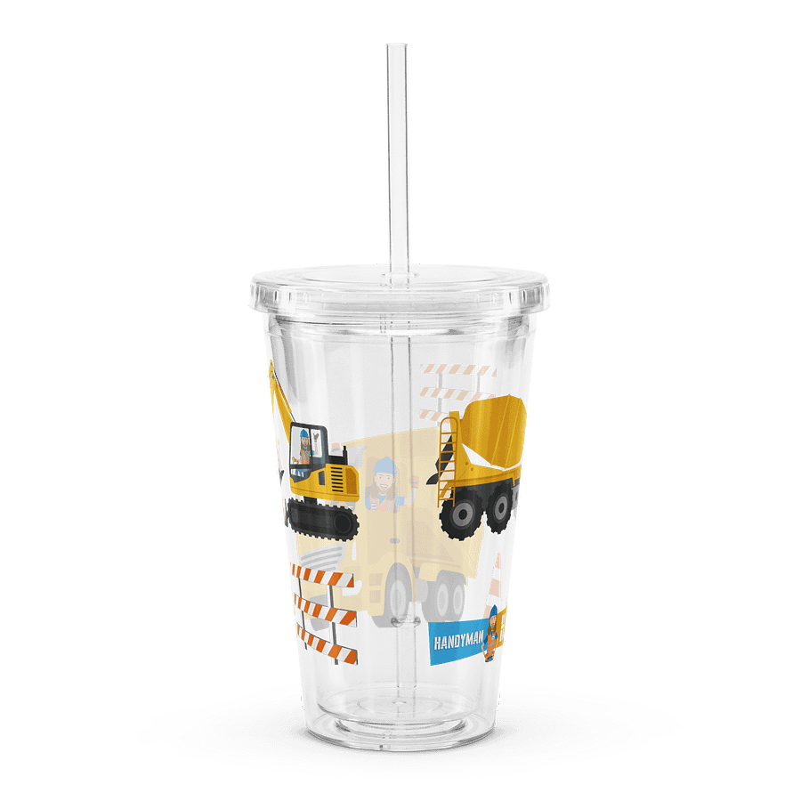 Construction Crew Clear Tumbler (16 oz) product image (2)