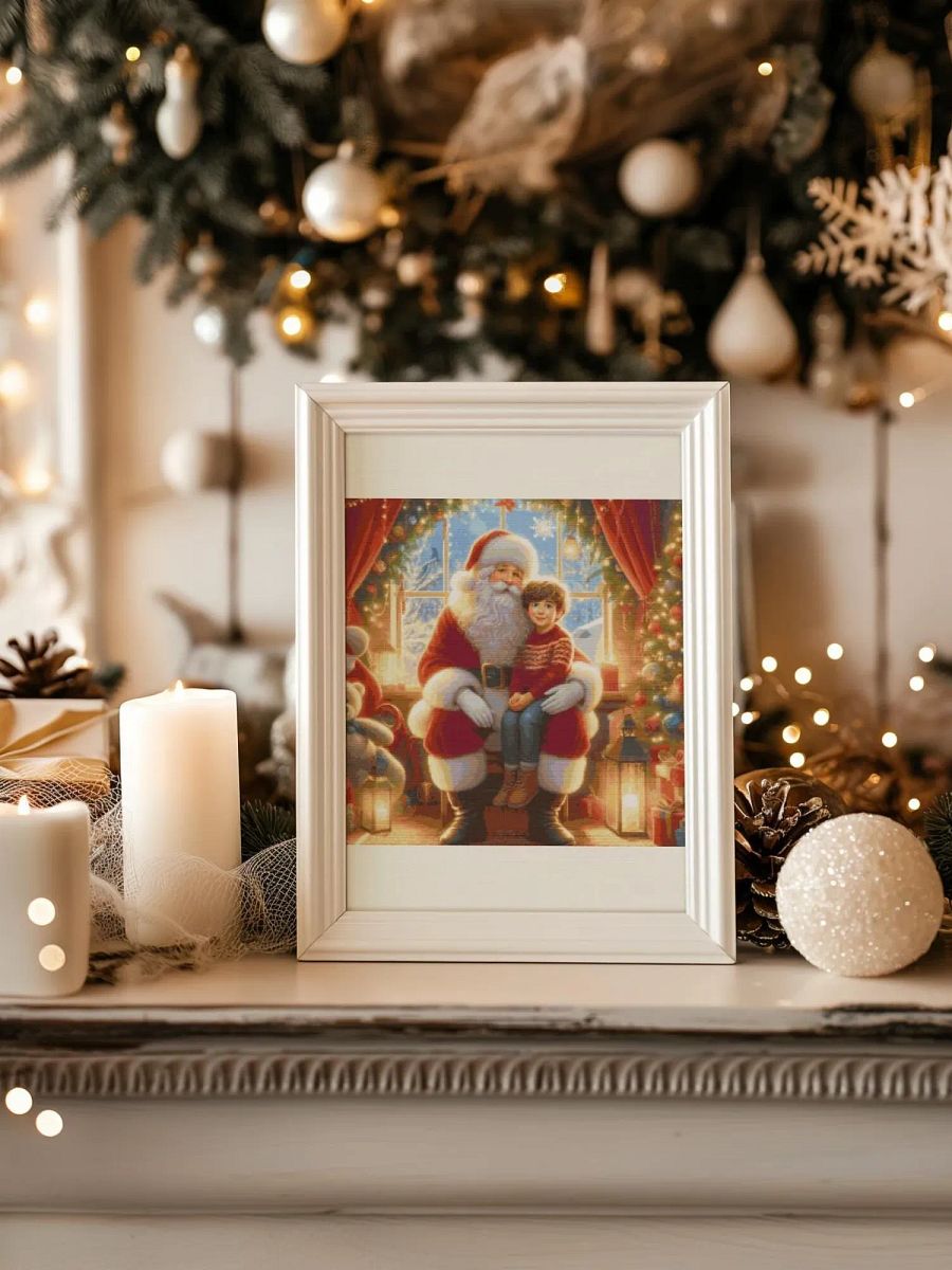 Boy Visits Santa's Grotto product image (4)