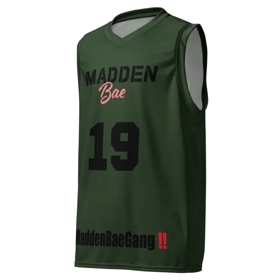 Madden Bae Jersey 👨‍🎨 (Green+ Black Logo) product image (8)