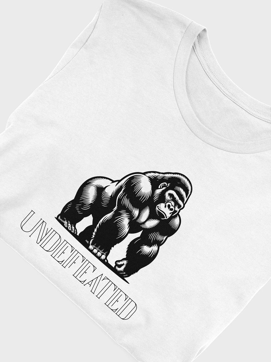 Undefeated Gorilla Tee | Bella + Canvas Unisex Shirt – Bold Power & Alpha Energy product image (37)