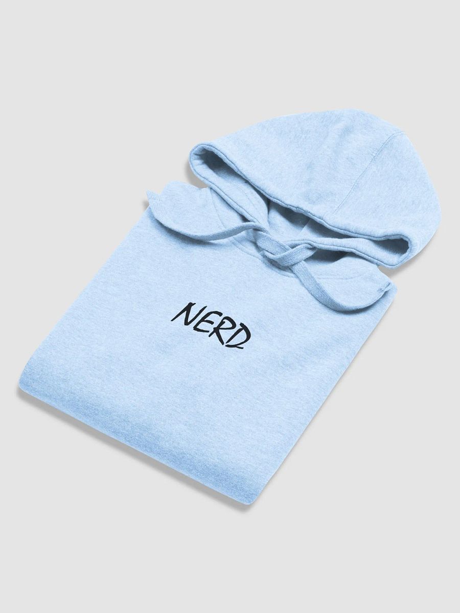 Black Writing NERD Hoodie product image (49)
