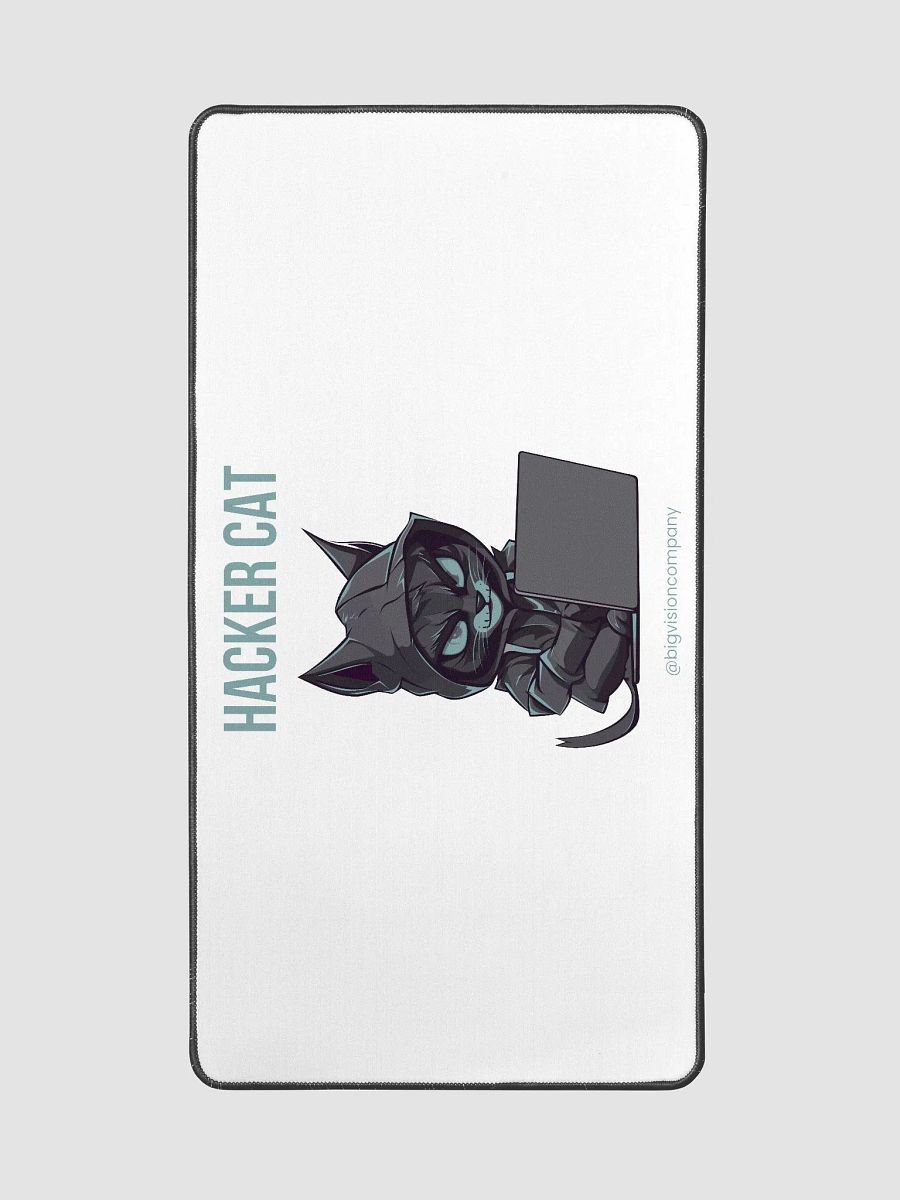 Wicked Hacker Cat Desk Mat product image (2)
