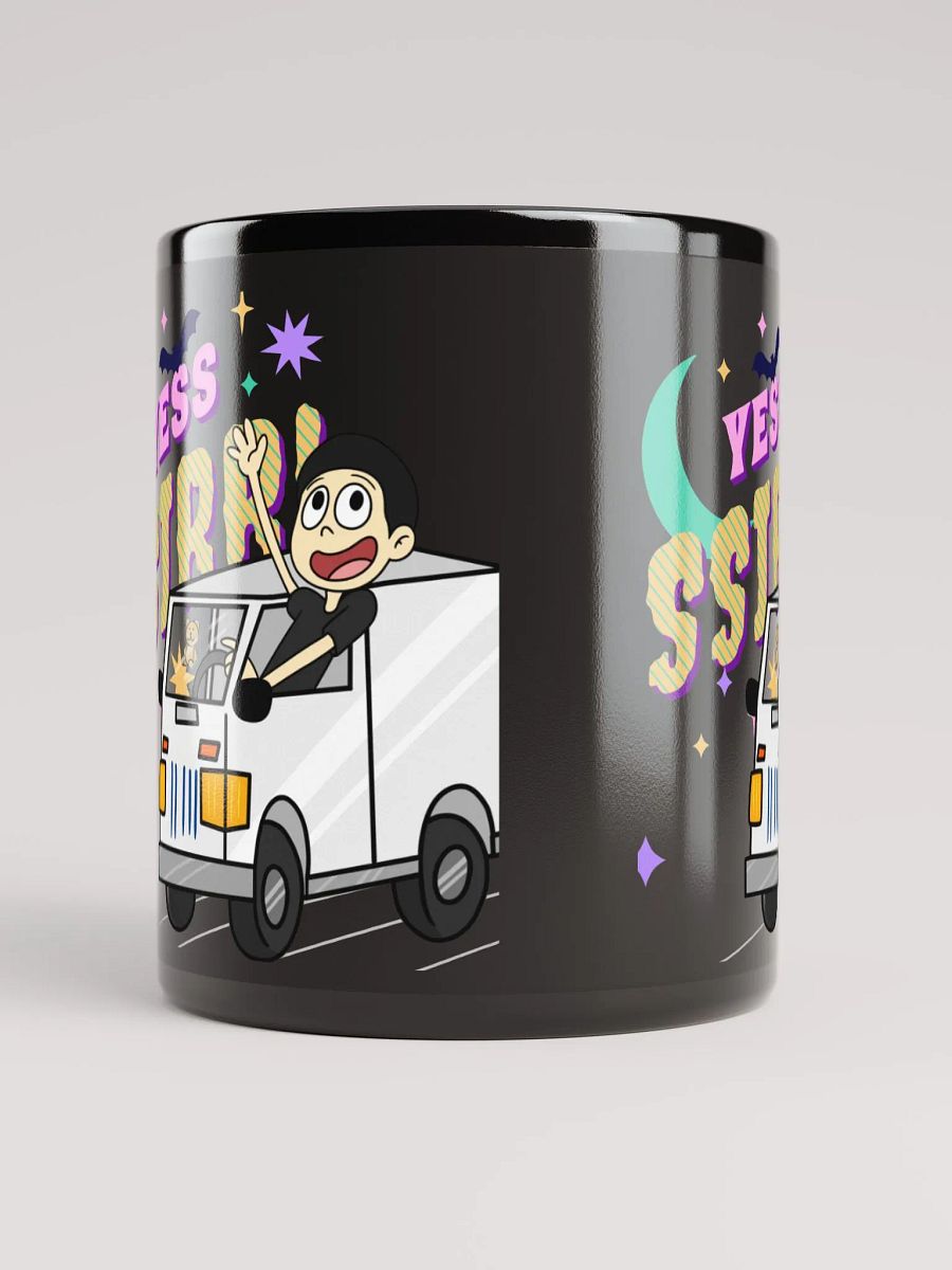 ¡Yes sir! | Taza Negra Brillante product image (10)