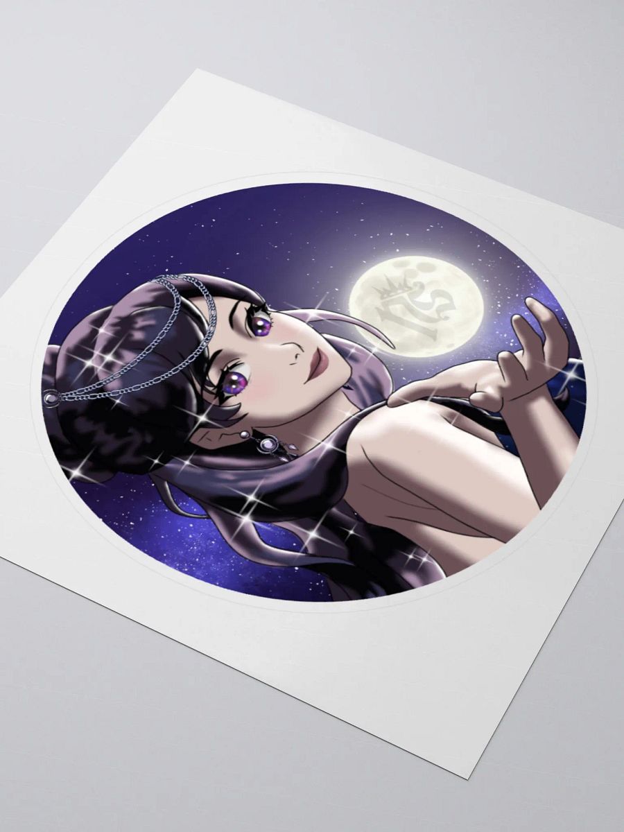 Nightshade Queen ASMR Round Sticker product image (9)