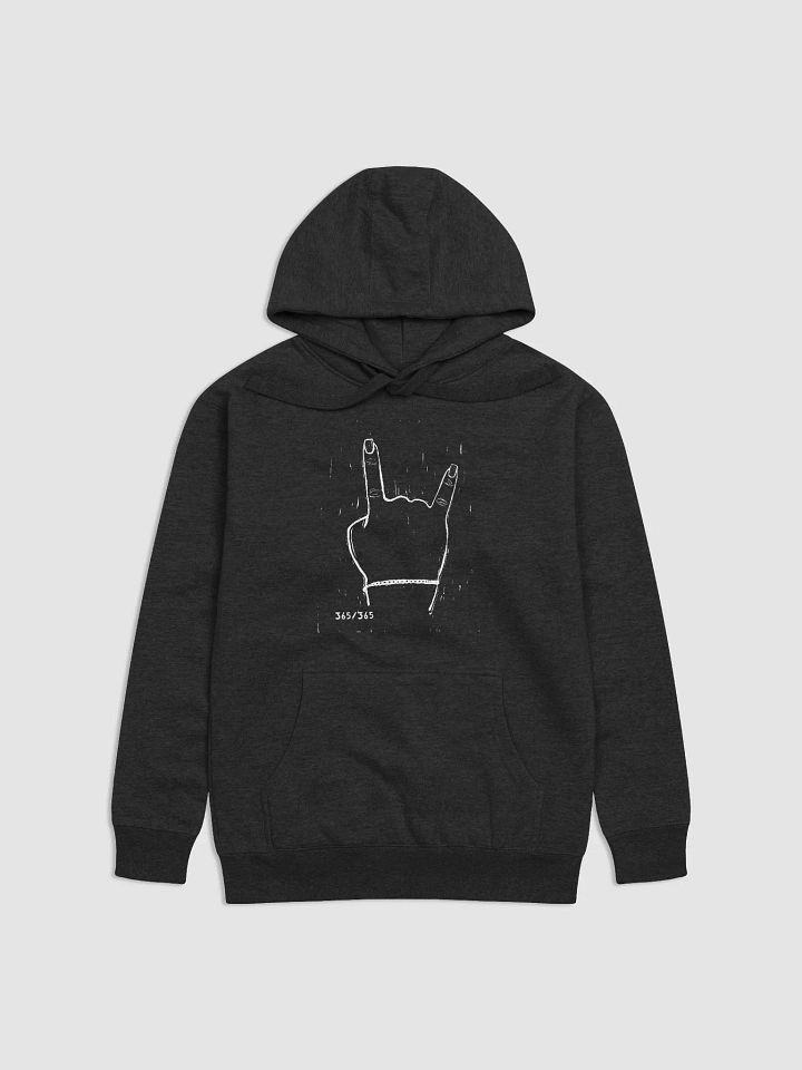 Linocut Rock On Hoodie product image (1)
