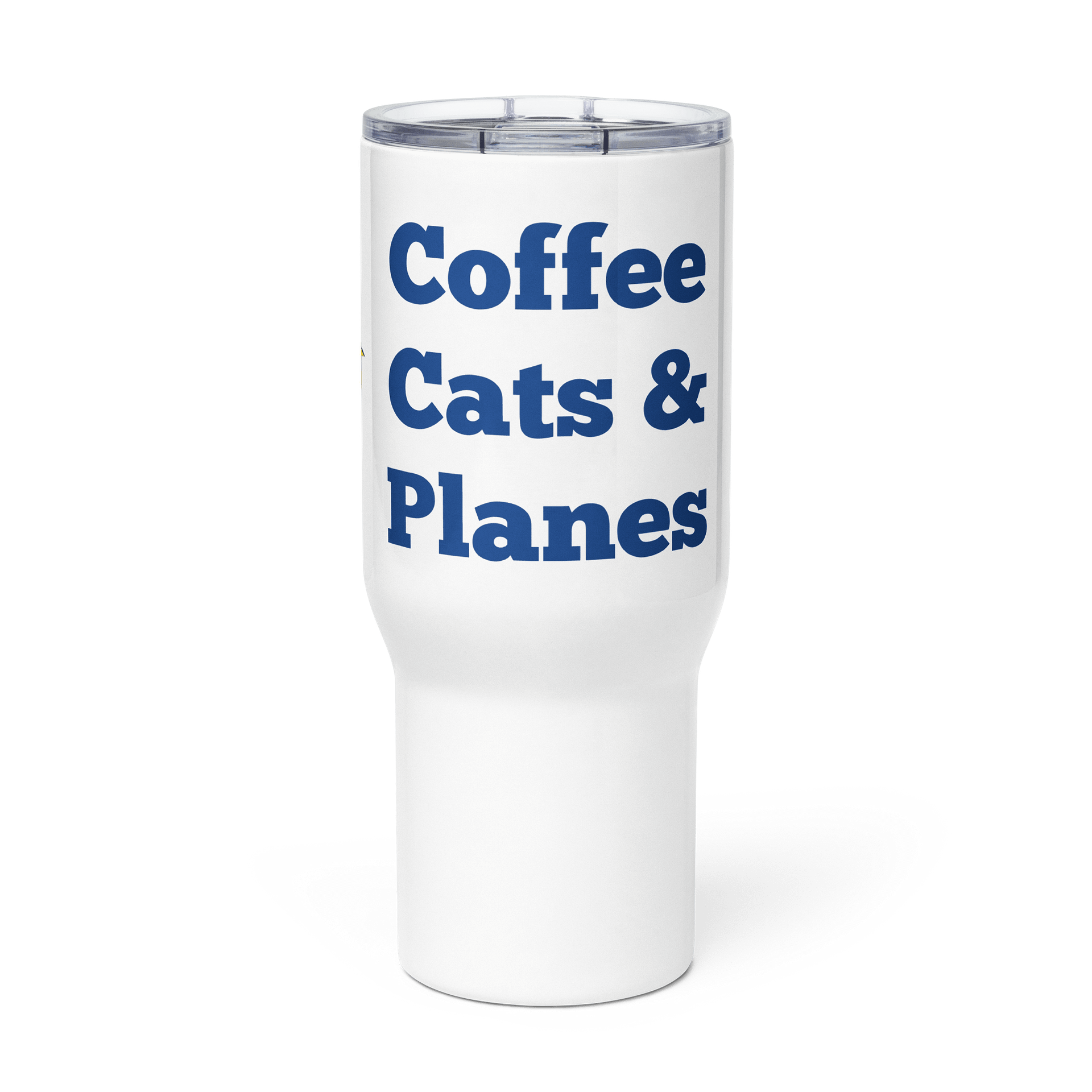 Coffee, Cats, and Planes Travel Mug product image (2)