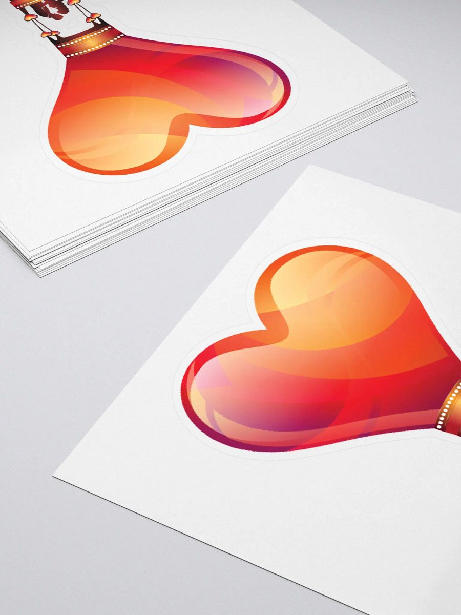 LOVE COUPLE IN A HOT AIR BALLOON HEART, LOVE, PROFILE, RED, PUNK, RETRO, VINTAGE, ADVENTURE, VALENTINES DAY, ROMANTIC, ROMANCE, COUPLE, GIRLFRIEND, BOYFRIEND, HUSBAND, WIFE product image (4)
