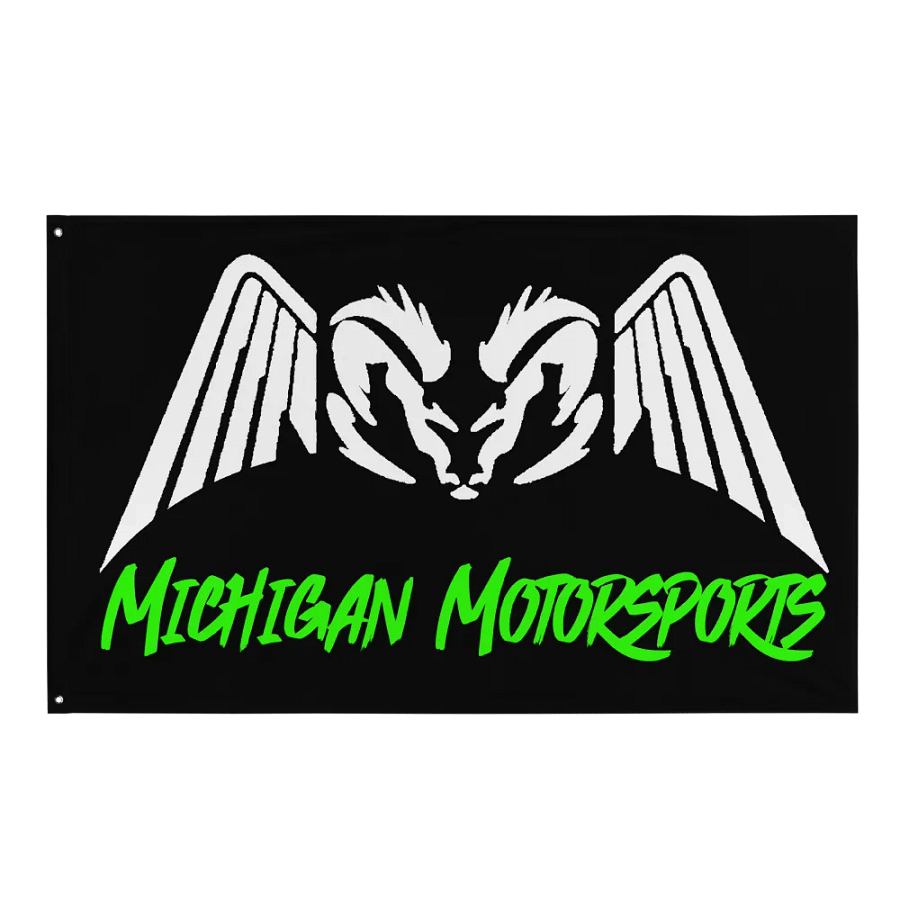 Let It Fly! Michigan Motorsports Flag product image (1)