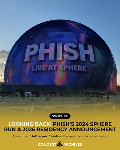 PHISH AT THE SPHERE — LOOKING BACK ✨🎶

Phish made history in 2024 with their groundbreaking 4-night residency at The Sphere i...