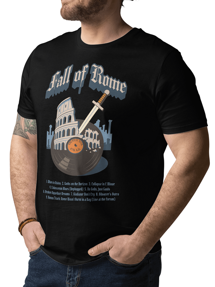 Fall of Rome Greatest Hits Parody Unisex Organic Tee product image (2)