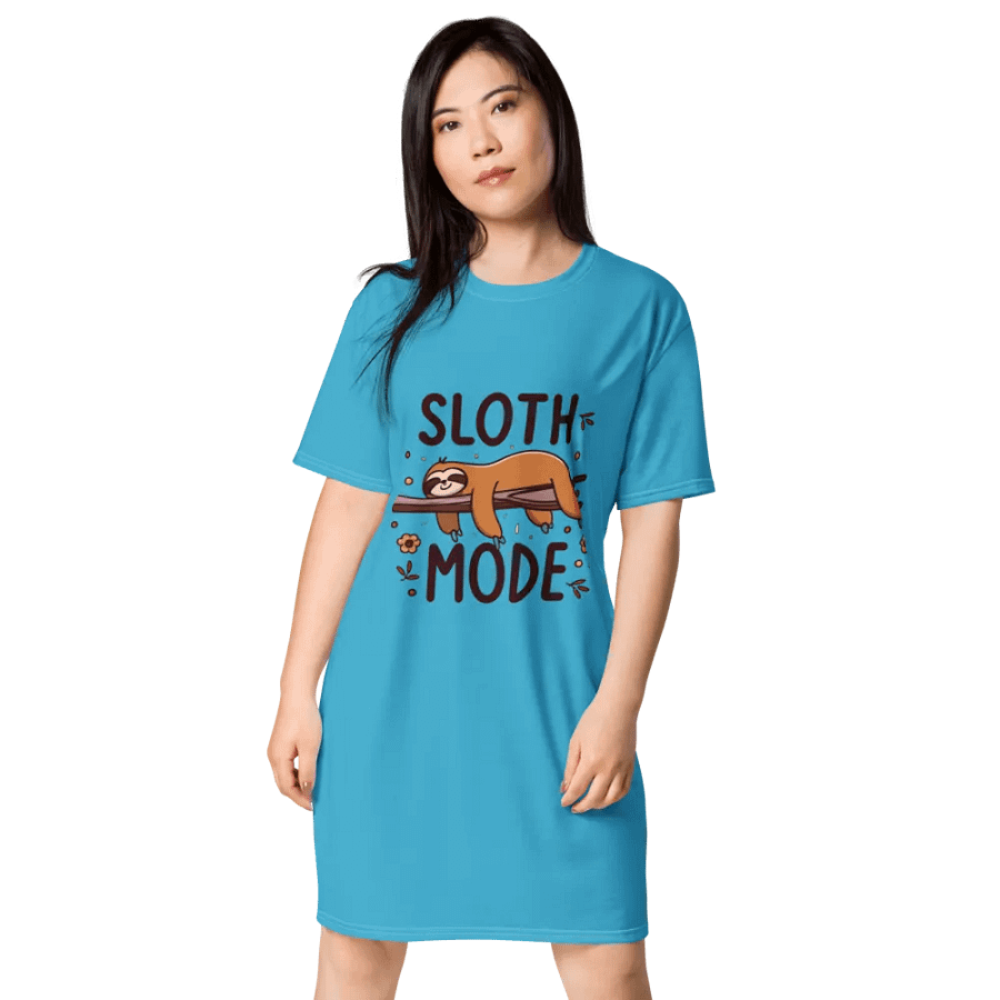 Sloth Mode - Shirt Dress product image (4)