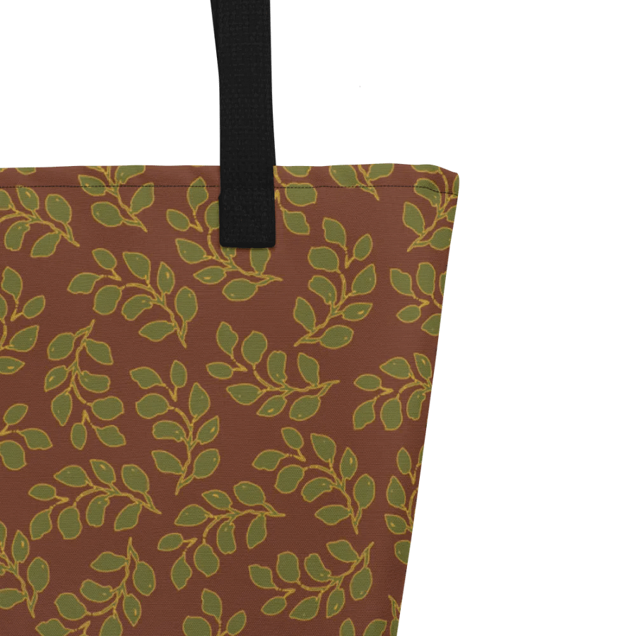 “Scattered Leaves Adrift” Large Tote Bag product image (5)