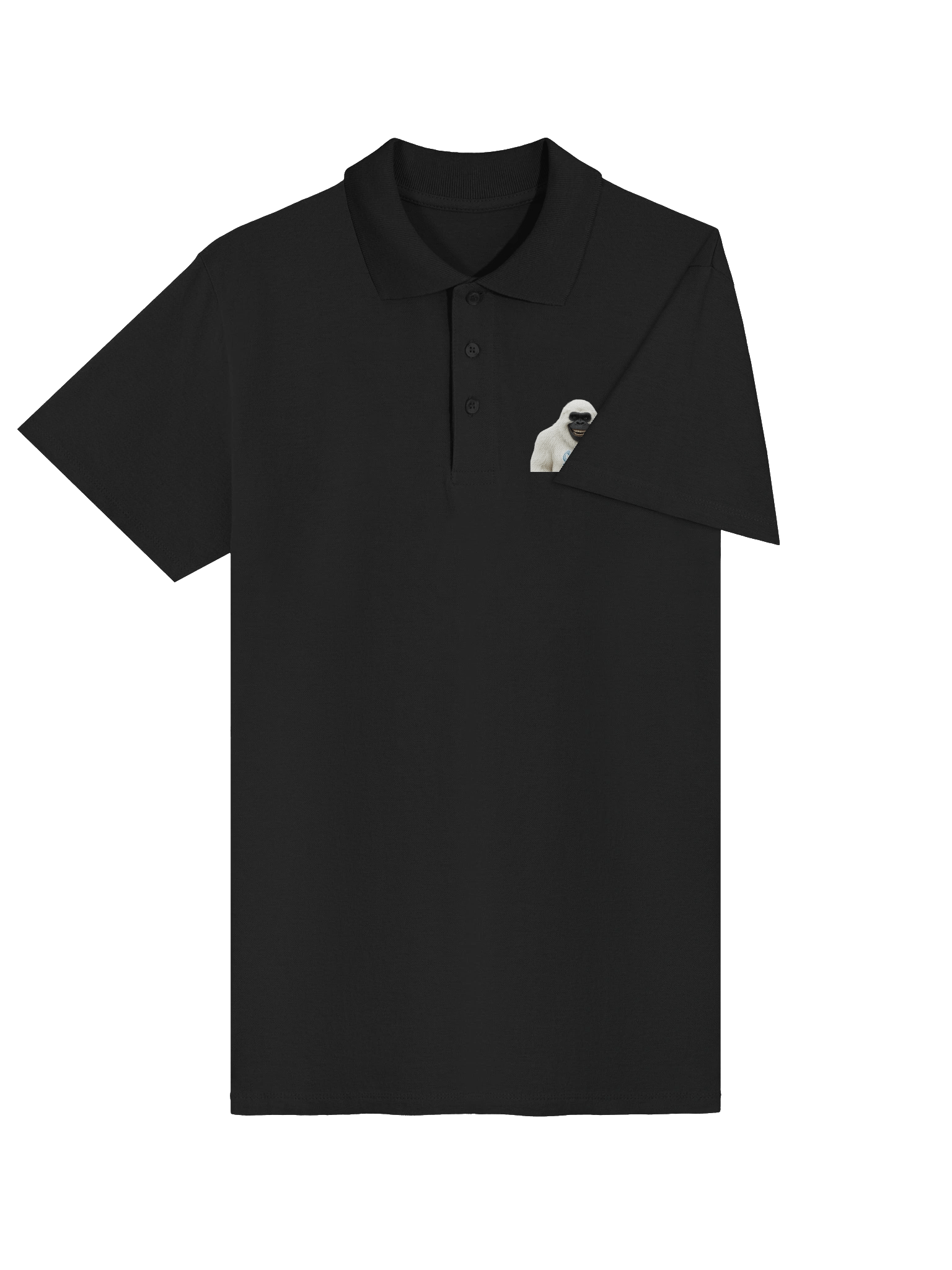 Smiling Yeti Cartoon Premium Polo product image (13)
