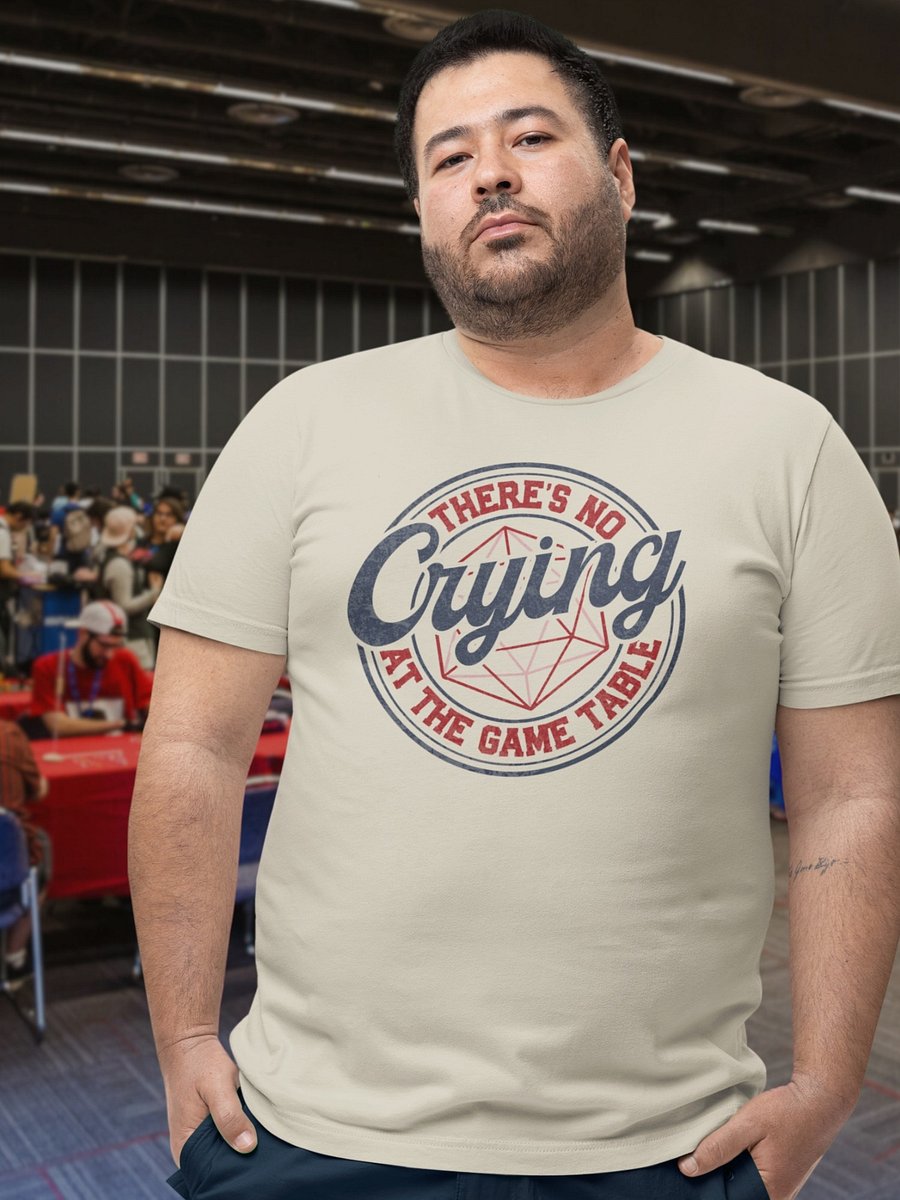There's No Crying At The Board Game Table - Board Game T-shirt, Cream product image (1)