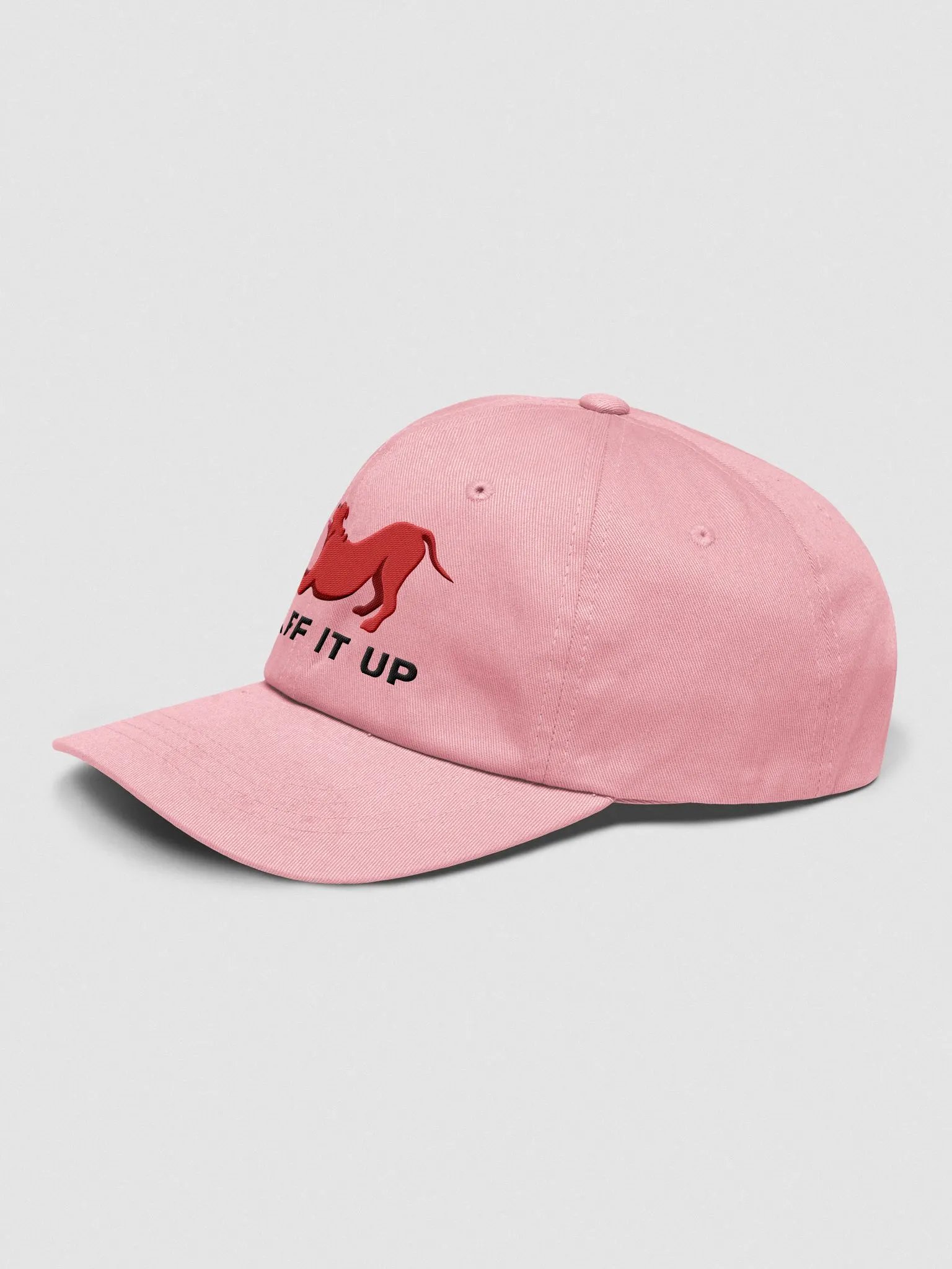 Staff It Up Classic Dad Hat(Embroidered) of a Staffordshire Terrier(Red) product image (23)