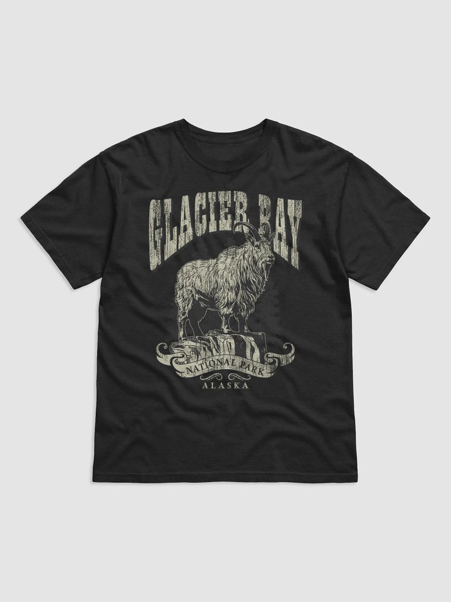 Glacier Bay National Park, Alaska Tee | Vintage-Style Grunge Western Shirt of a Mountain Goat product image (2)