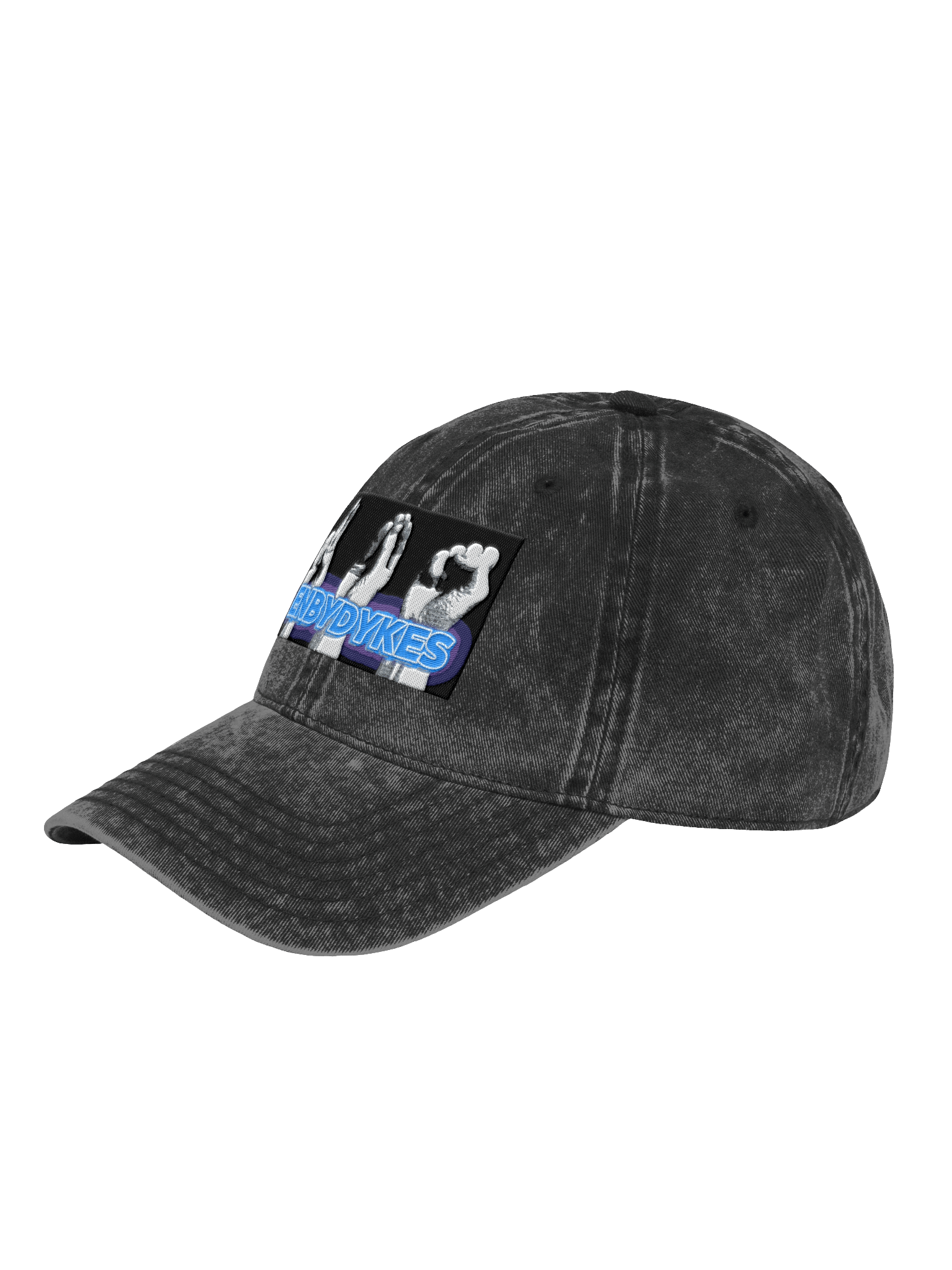 EnbyDykes Fisting Sign Dad Hat product image (3)