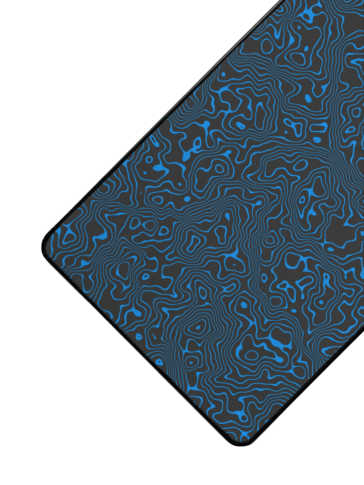 Blue Topographic Desk Mat product image (3)