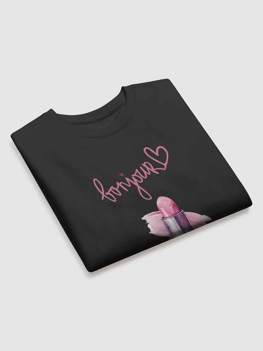 Bonjour Pink Lipstick Sweatshirt product image (3)