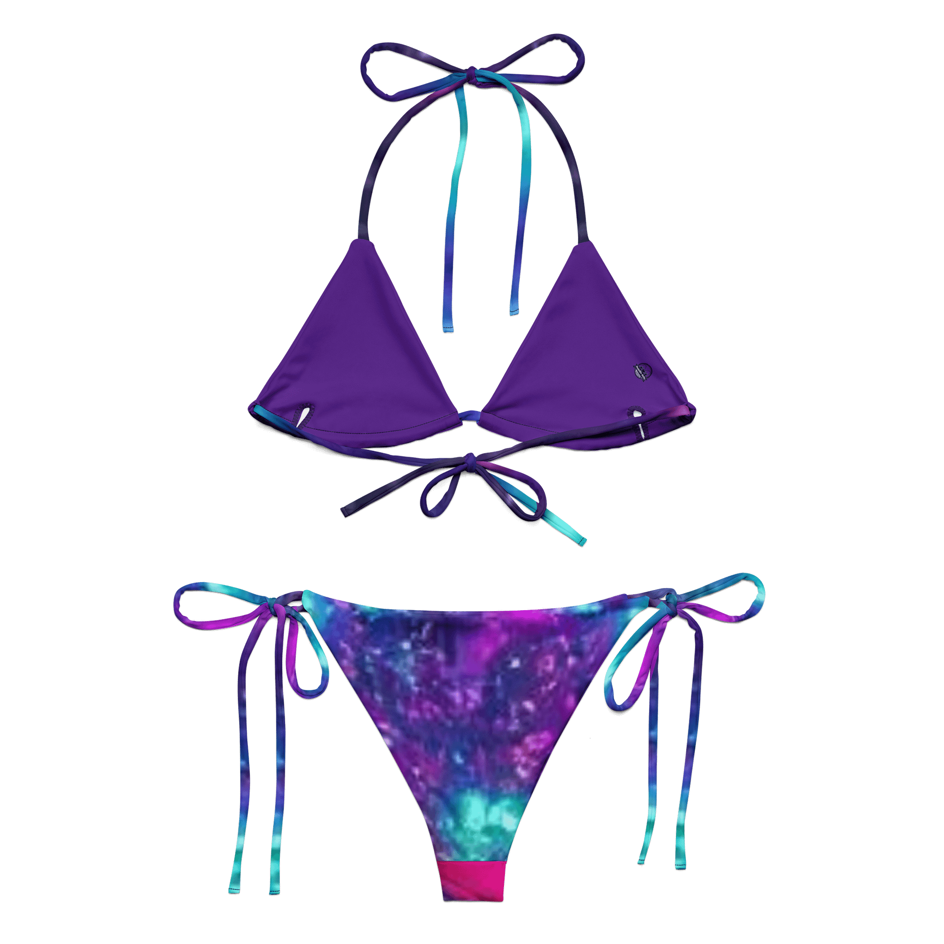 Cosmic Glow Recycled String Bikini Set product image (3)
