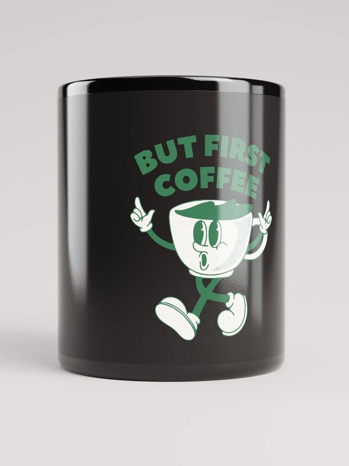 Excited Coffee Cup Character Mug product image (1)