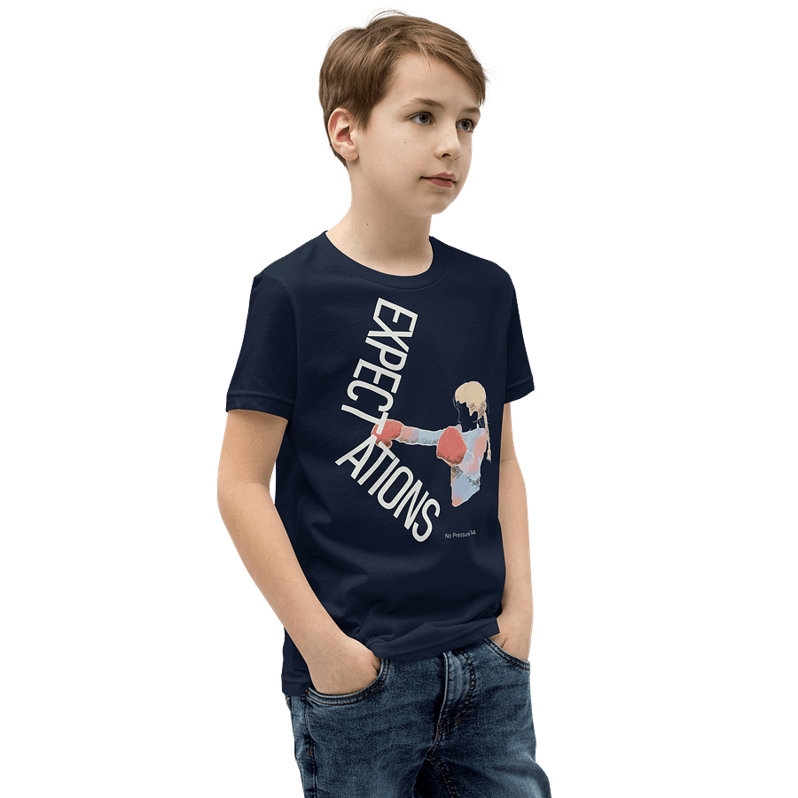 100% cotton Expectations Youth T-Shirt (dark) product image (14)