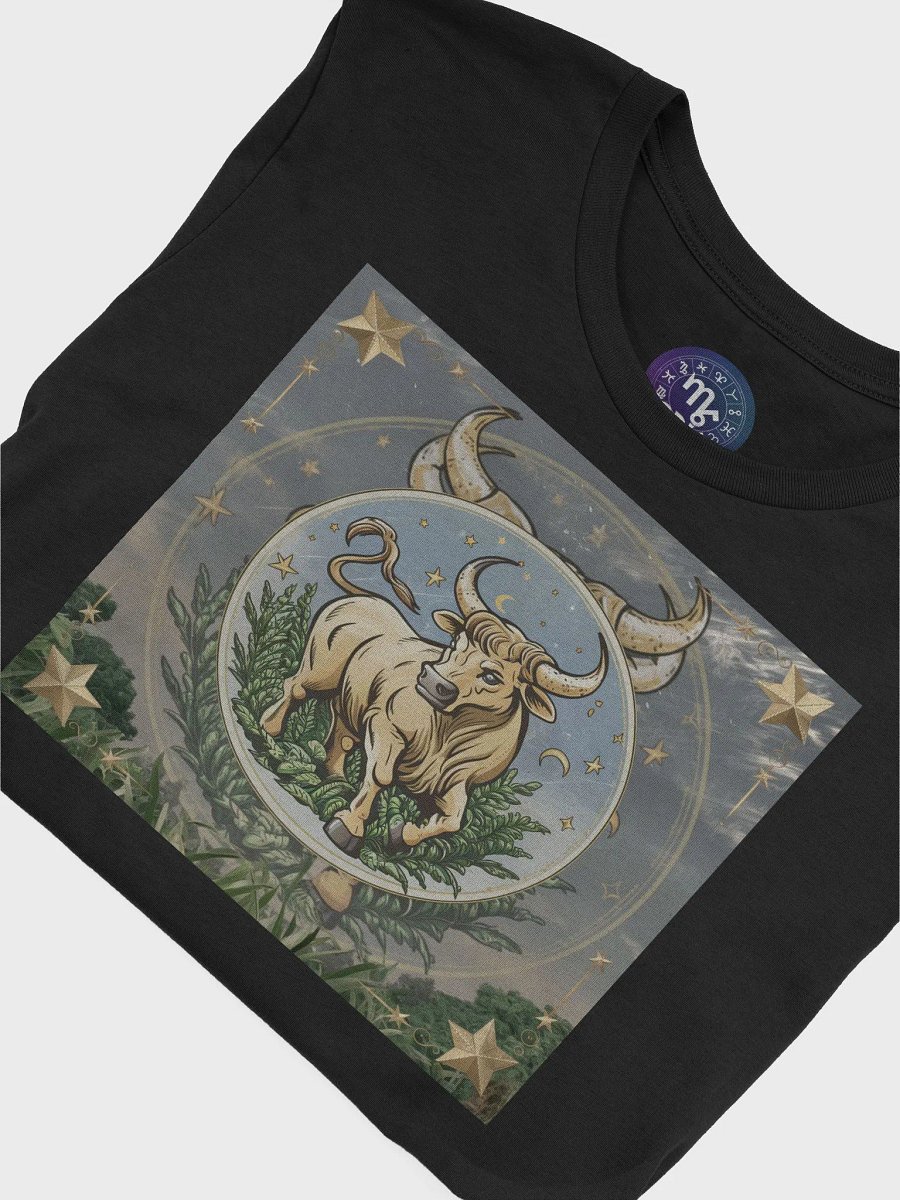 Supersoft Unisex Taurus Zodiac T-Shirt with Celestial Bull Design product image (7)