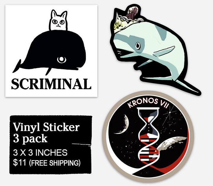 Scrimshaw Sticker 3 Pack product image (1)