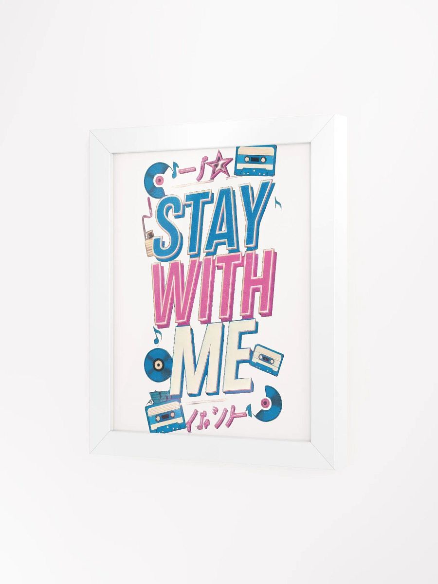 City Pop Framed High-Quality Matte Poster product image (3)