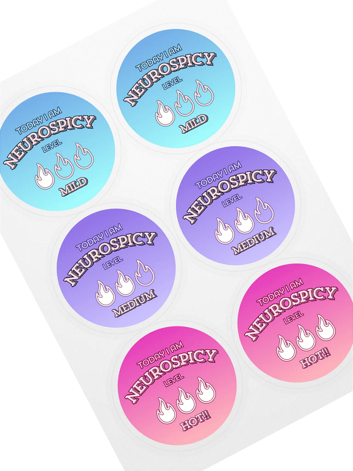 Neurospicy -Sticker set product image (1)