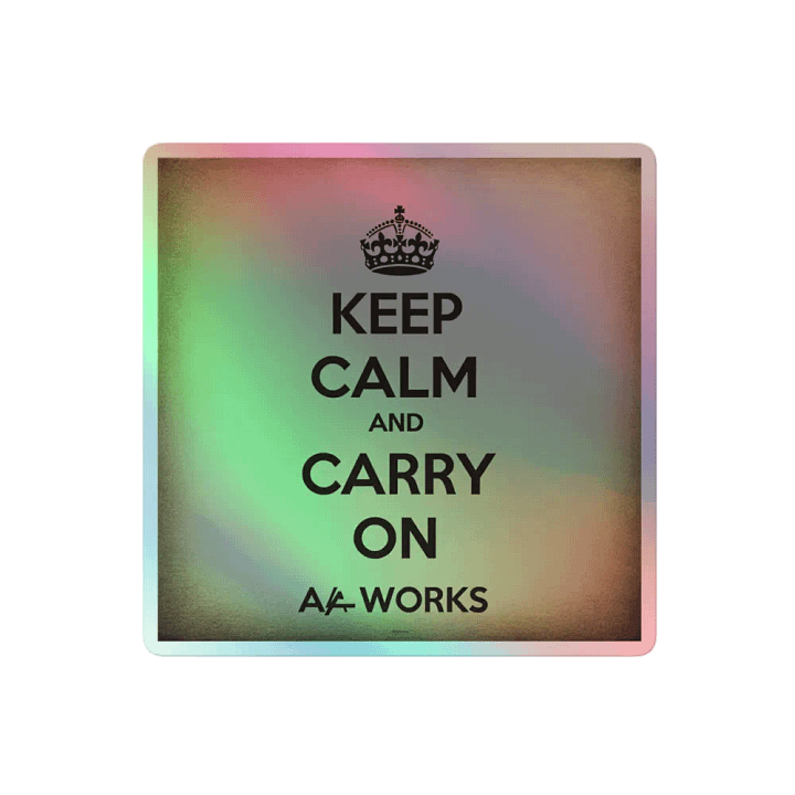 Keep Calm & Carry On product image (2)