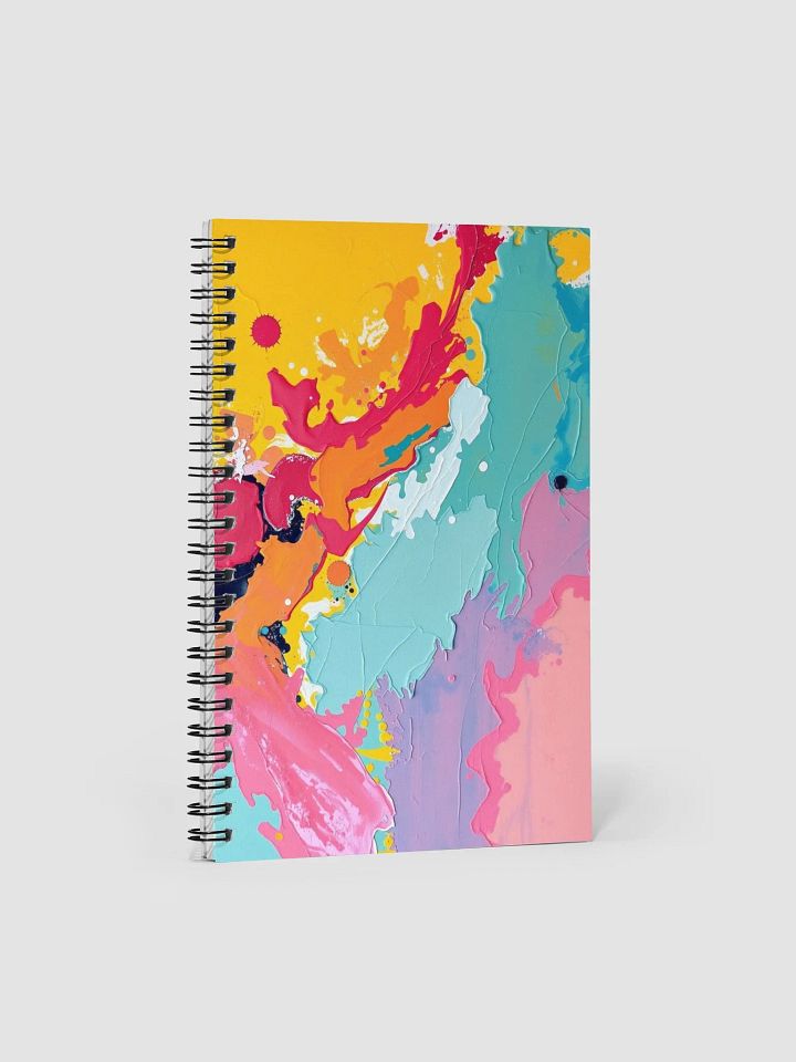 Fluid Abstract Art Spiral Notebook product image (1)