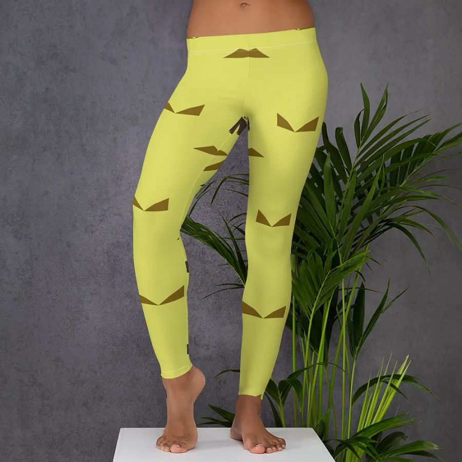 Symmetric Chic: Custom All-Over Print Leggings product image (5)
