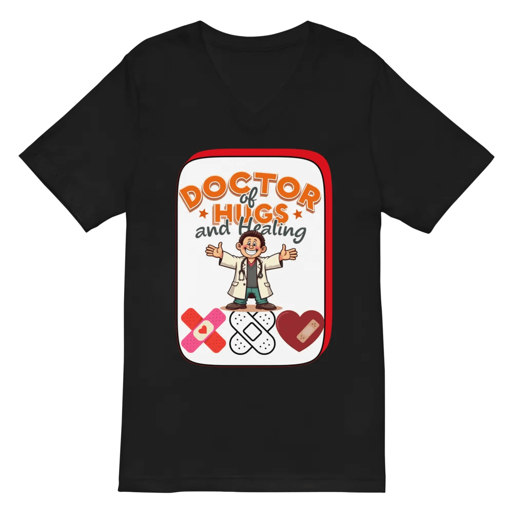 Doctor of Hugs and Healing V-Neck Tee product image (3)