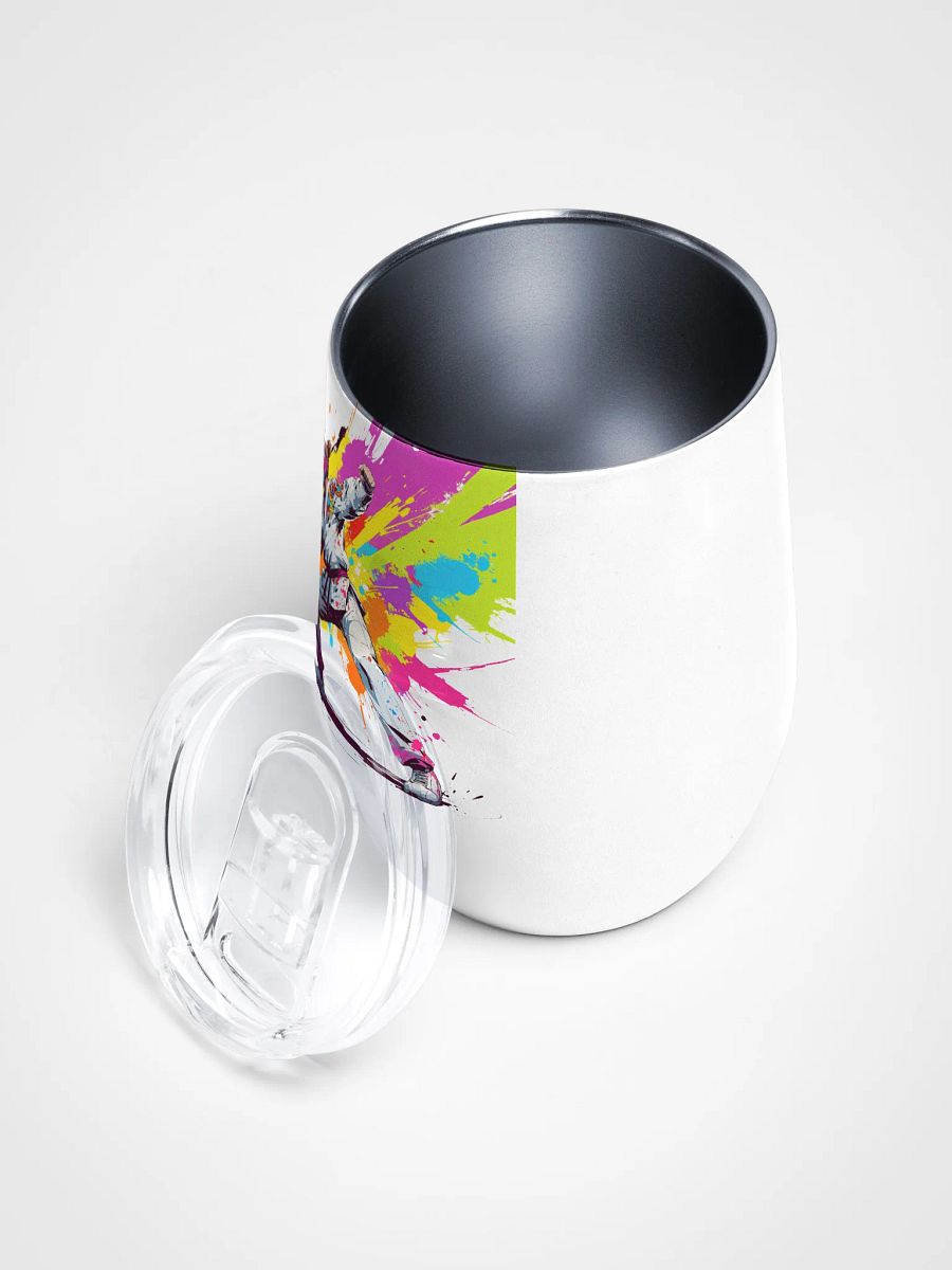 Wine Tumbler ( D_0144_Color Kick Taekwondo Boy of the Streets ) product image (3)