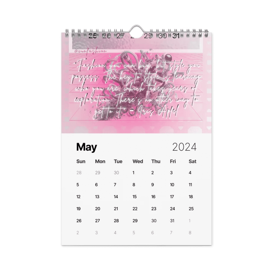 Cun's Fashion Inspiration Calendar product image (10)