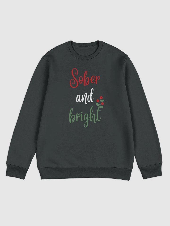 Sober & Bright - Sobriety Christmas Sweater product image (2)