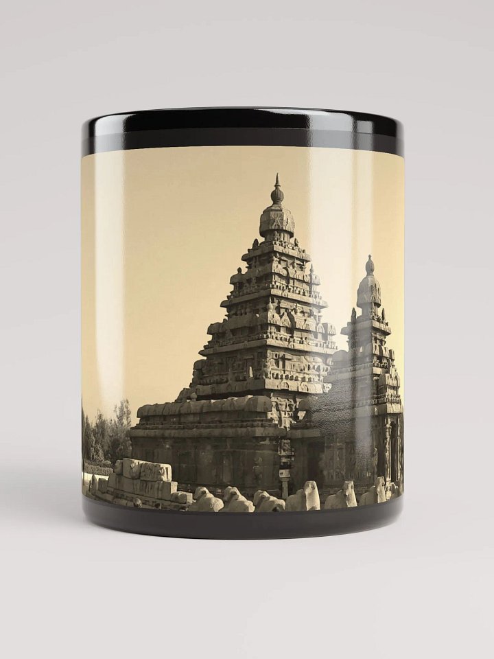 Black Glossy Mug : Shore Temple product image (1)