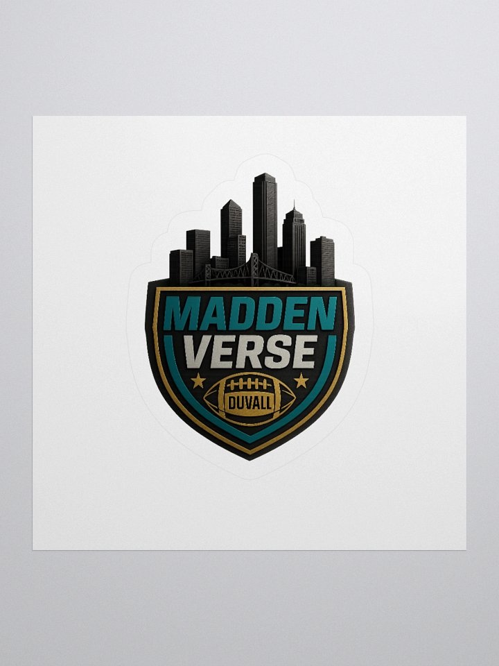 DUVALL FOOTBALL JACKSONVILLE CITYSCAPE STICKER product image (1)