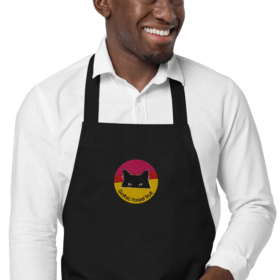 Embroidered kitchen apron product image (1)