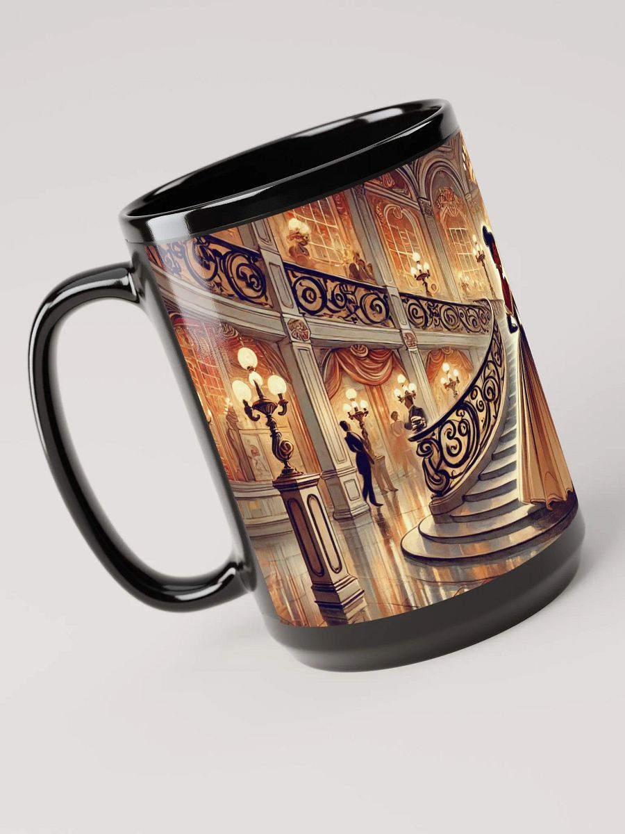 Opera Night Mug - 15 oz Glossy Black Coffee Cup product image (4)