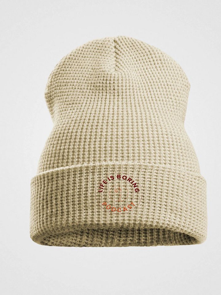 Life Is Boring Logo Waffle Winter Hat product image (1)