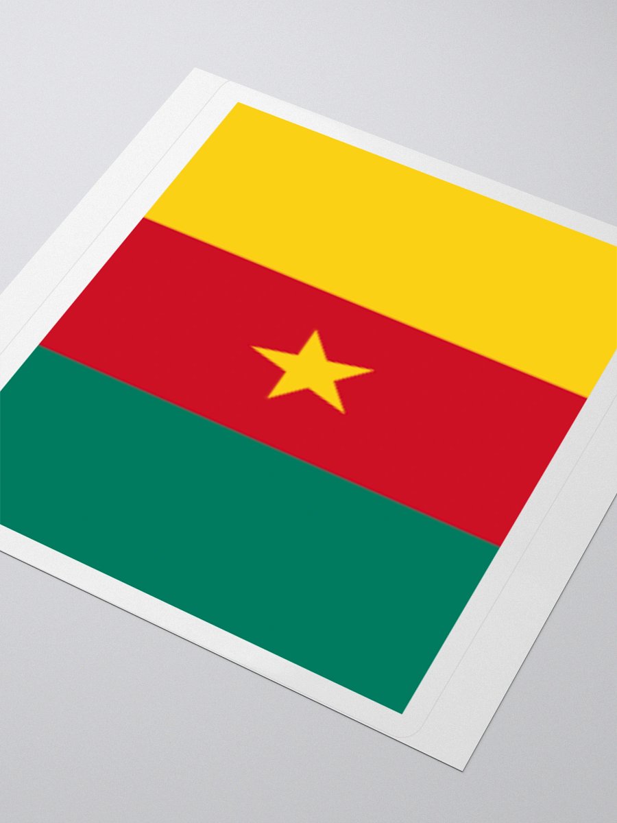 Cameroon Flag Sticker | Pan-African Design | Durable Vinyl | 3 Sizes product image (9)