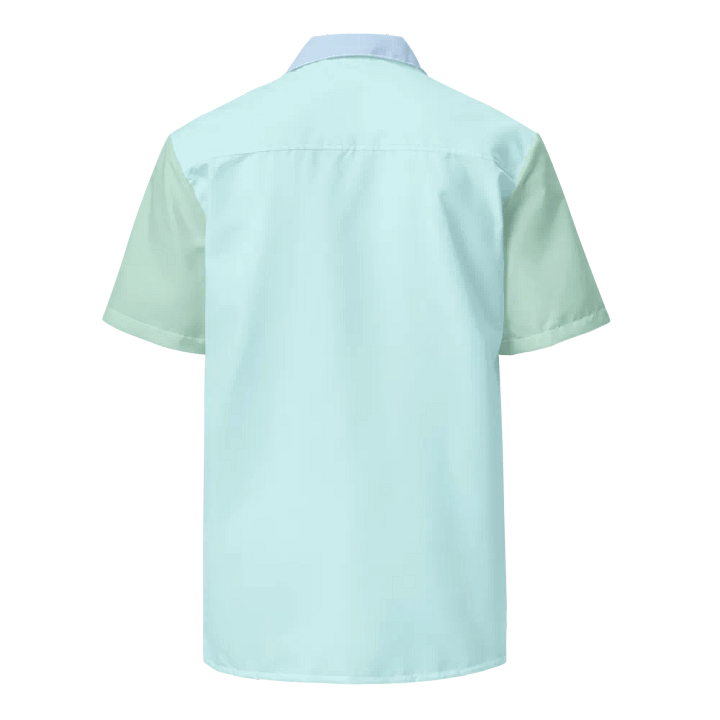 Breezy Blue Geometric Button-Down Shirt product image (2)