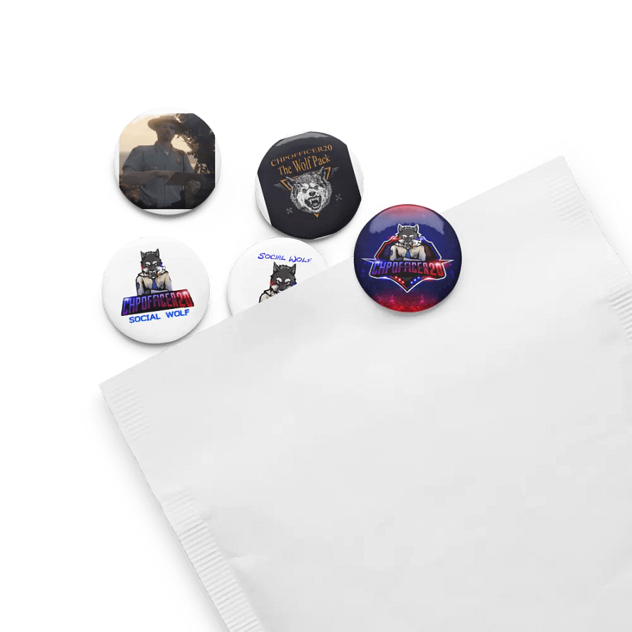 CHPOfficer20 Chic Pin Button Set product image (8)