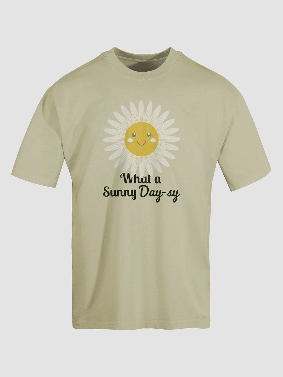 What a Sunny Day-sy Design Oversized T-Shirt by AS Colour 5082 | Premium Faded Tee for Casual Style product image (5)