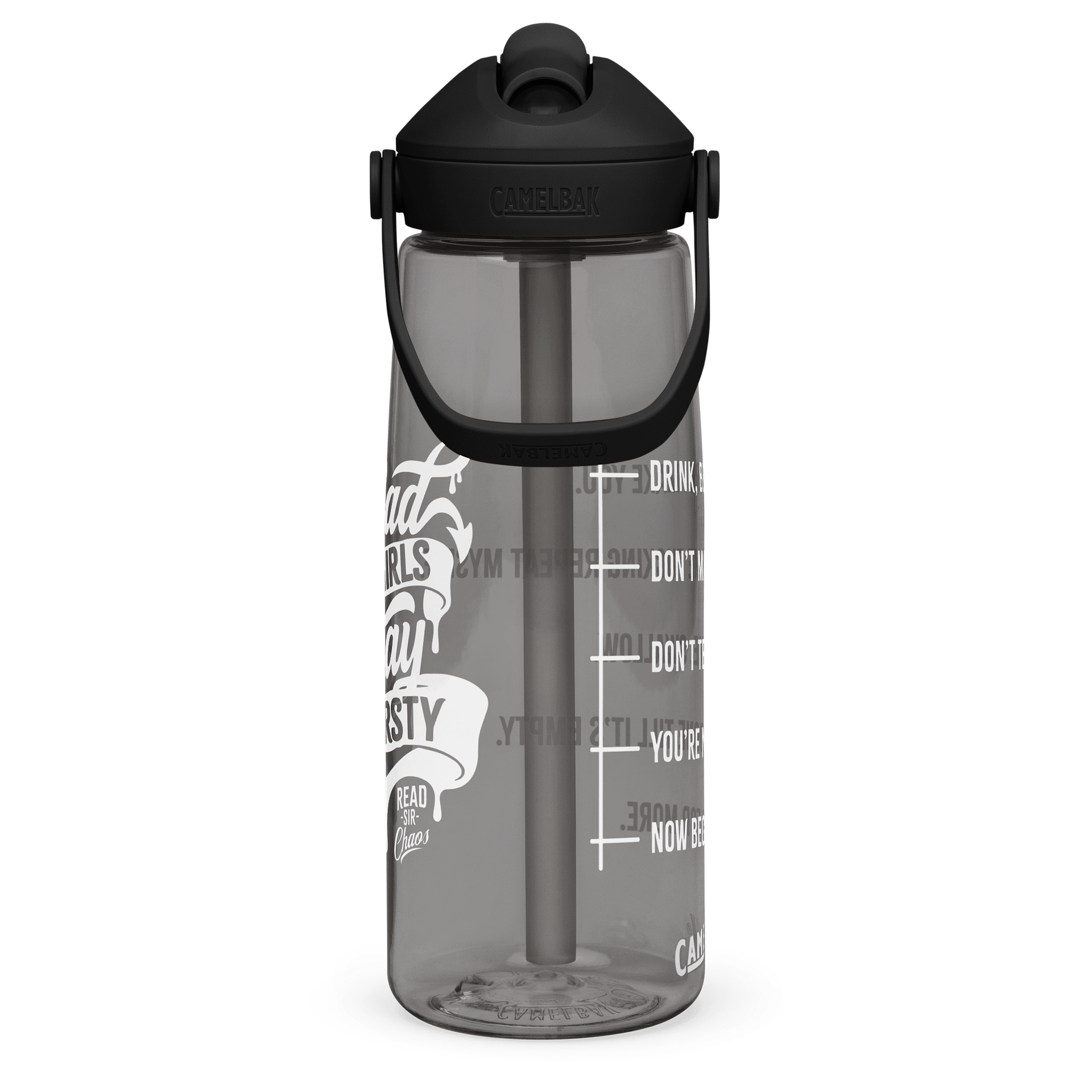 Bad Girls Stay Thirsty Flip Straw Bottle product image (4)